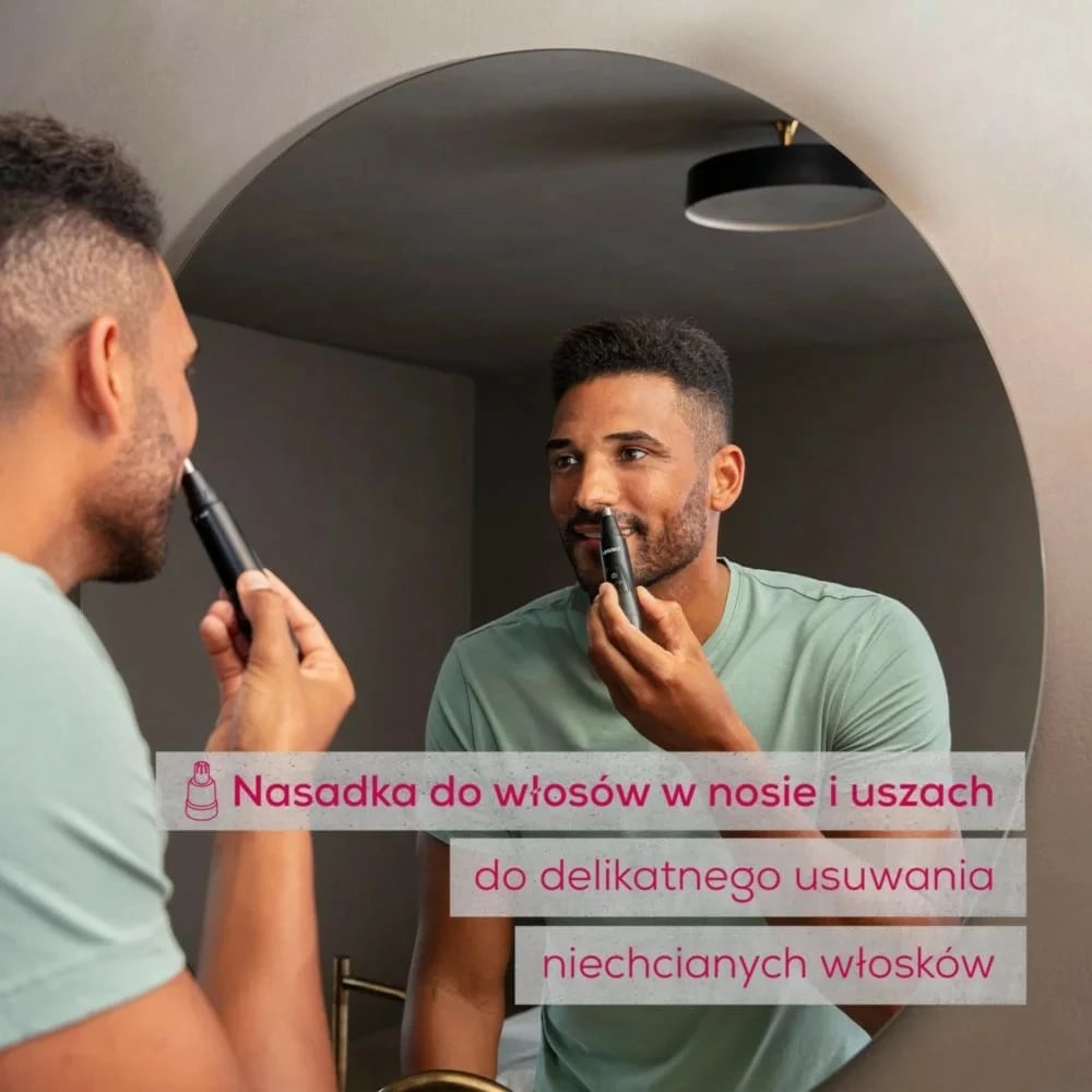 Trimmer personal Beurer MN2X, për vetulla, hundë dhe veshë, i zi
