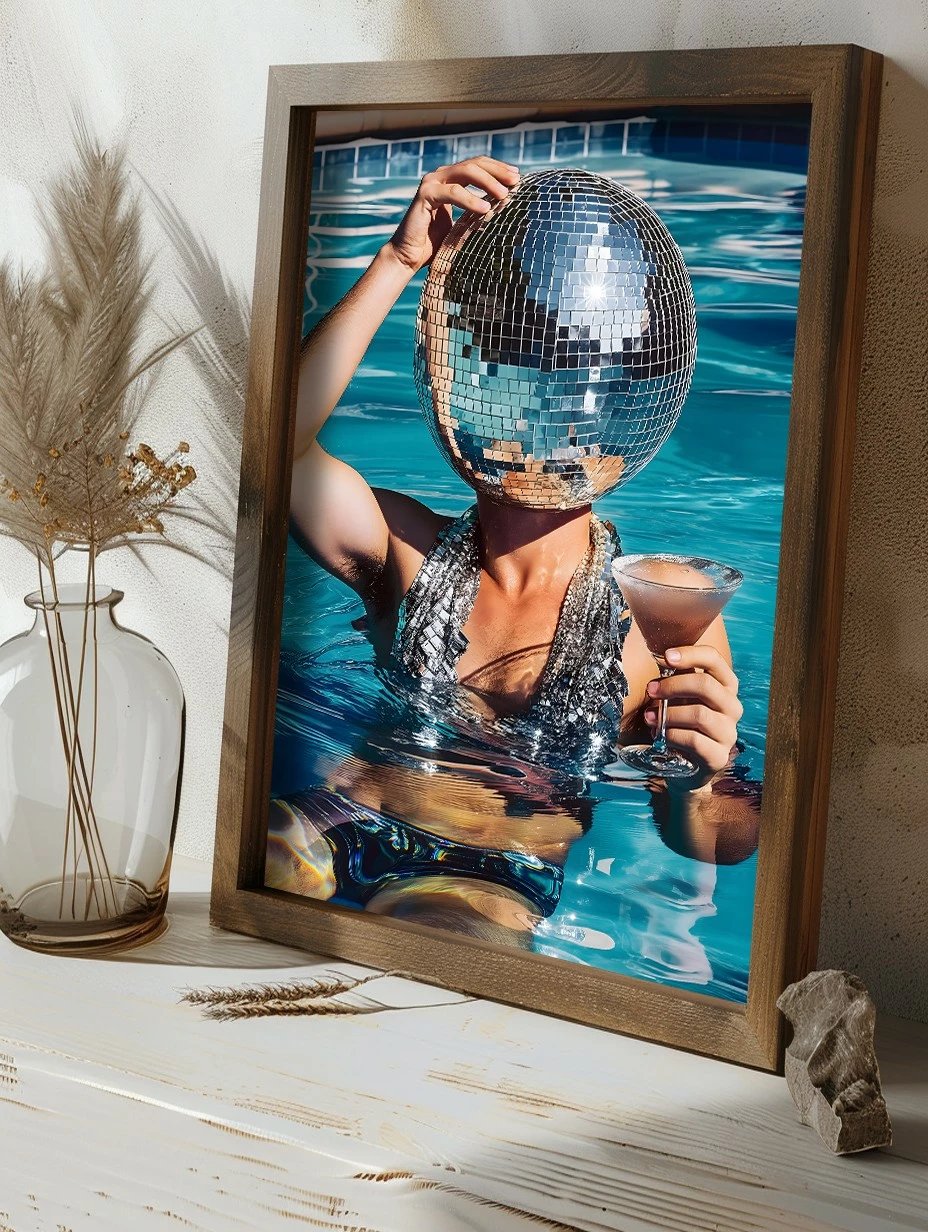 Pikturë dekorative me kornizë MDF, Wallity, GE109-L