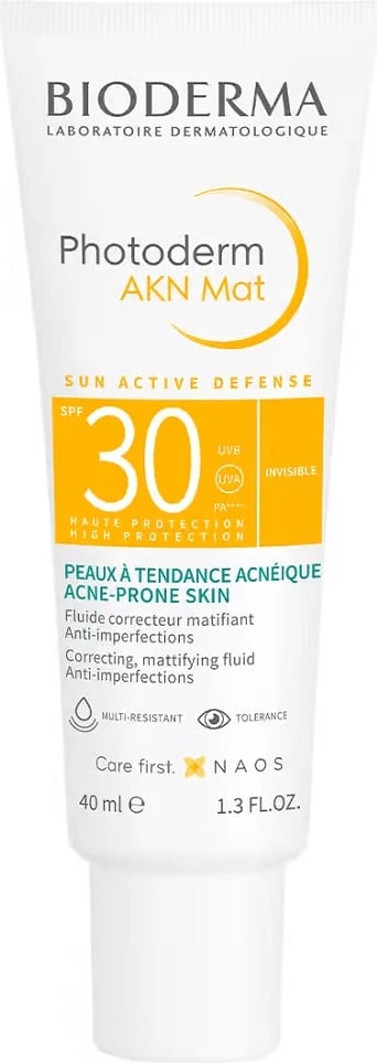 Krem fytyre për diell Bioderma Photoderm AKN Mat SPF30, 40ml