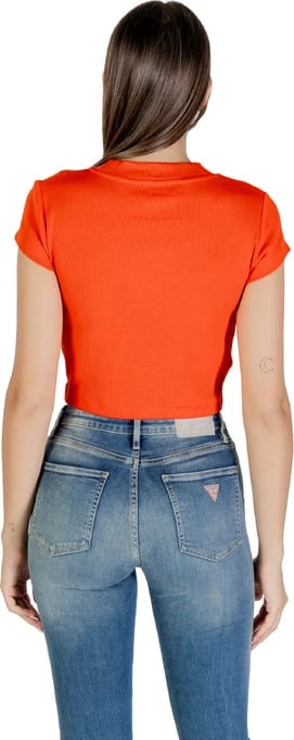 Maicë Calvin Klein Jeans femra e kuqe