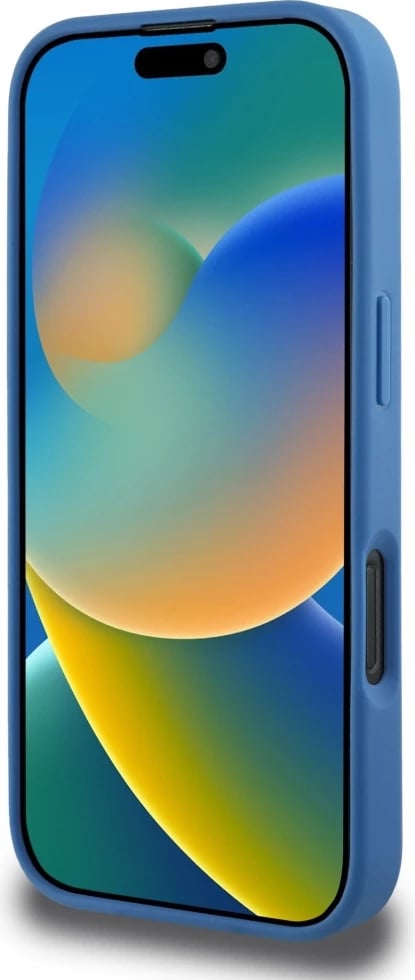 Mbështjellës Guess 4G Circle Classic Logo MagSafe për iPhone 16 Pro, Kaltër Mbështjellës Guess 4G Circle Classic Logo MagSafe për iPhone 16 Pro, Kaltër