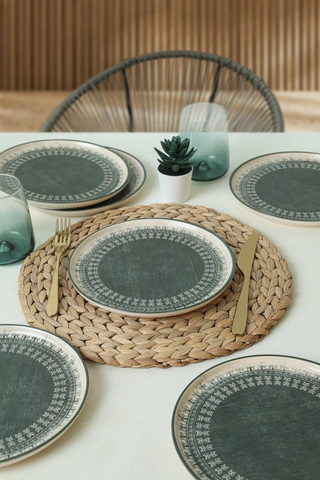 Set për shërbim torte (6 copë), Hermia Concept, krem, X0001531400000000000000000