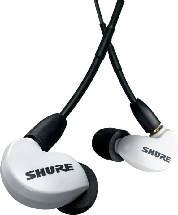 Kufje Shure AONIC 215, kabllo 3.5mm, bardhë