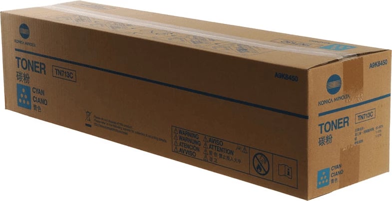 Toner, Konica Minolta TN713C / A9K8450 33200 faqe Standard, Cyan