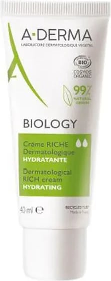 Krem hidratues fytyre A-DERMA Biology Rich 40ml Krem hidratues fytyre A-DERMA Biology Rich 40ml