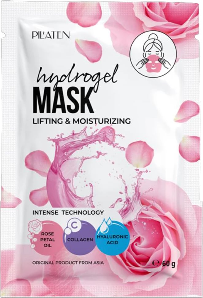 Maskë hidrogel për fytyrë Pilaten Lifting & Moisturizing për femra, 60g