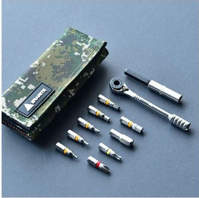 Set çelësa Granite për biçikletë, camo