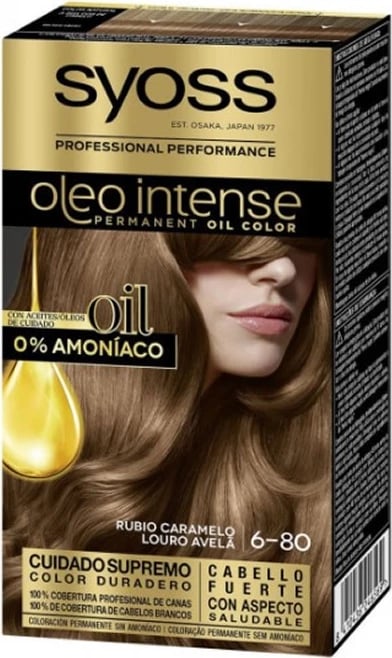 Bojë për flokë SYOSS Oleo Intense 6-80 Caramel Blonde unisex