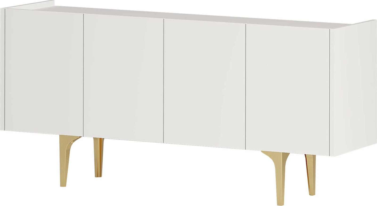 Konsol Hanah Home, Albina, e bardhë dhe e artë