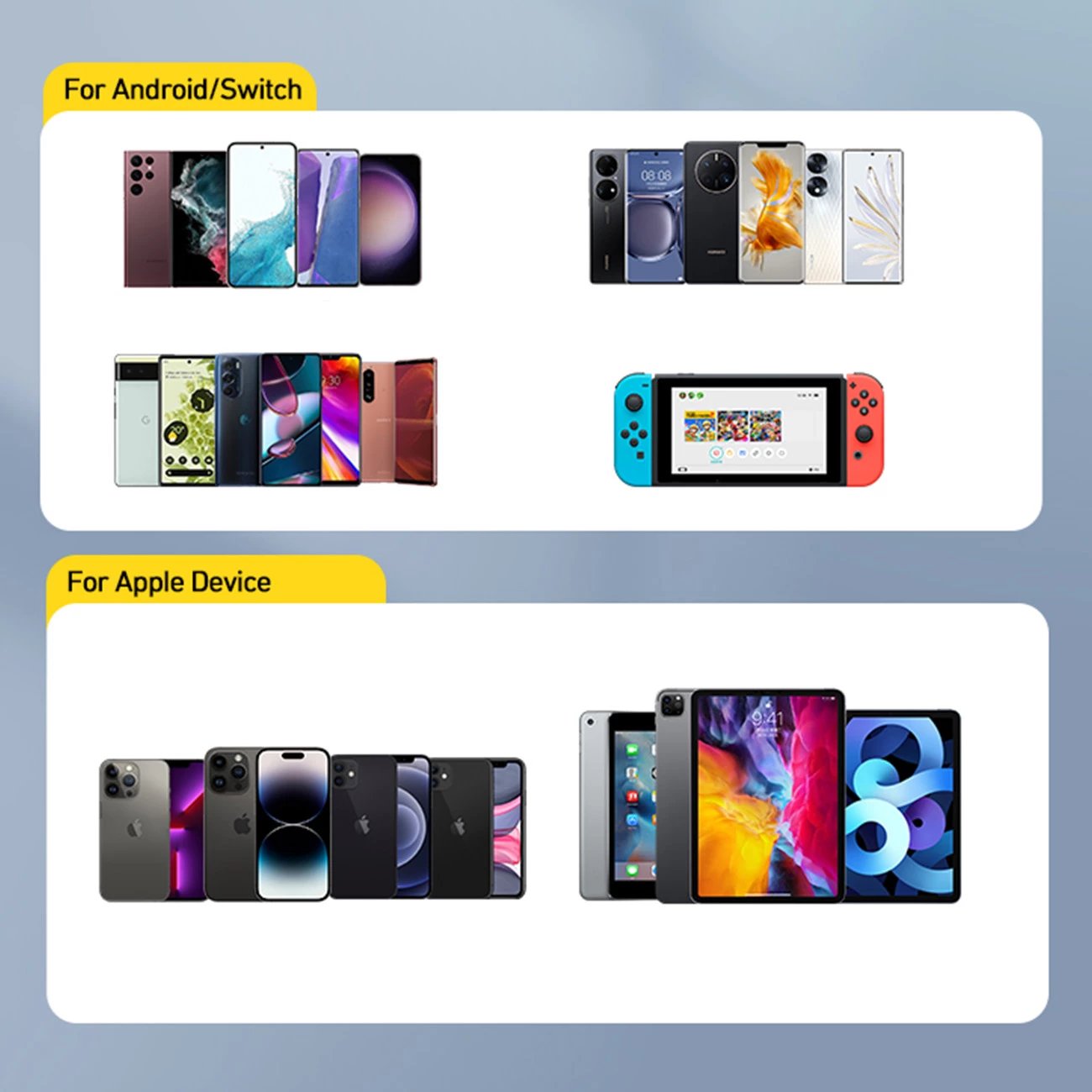 Karikues muri Wozinsky WGWCW, 20W, 2 porta USB-A/USB-C, i bardhë