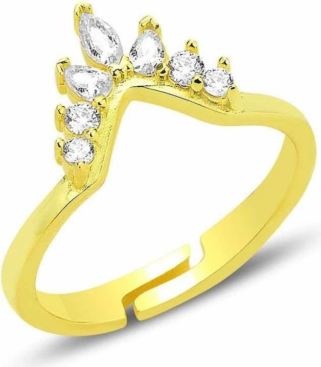 Unazë argjendi Jumeon, ngjyrë ari, SGTL12696