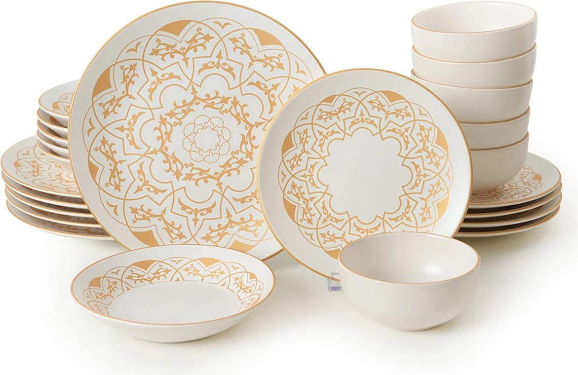 Set enësh për drekë, qeramikë, 24 copë, Hermia Concept, X0001415300000000000000000