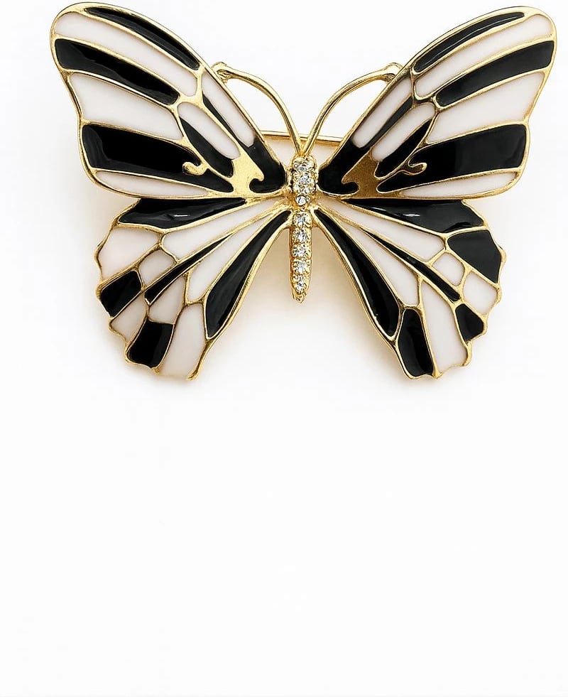 Brosh fluture shumëngjyrëshe, Jumeon, ELKBRT1020, 5x3.5cm