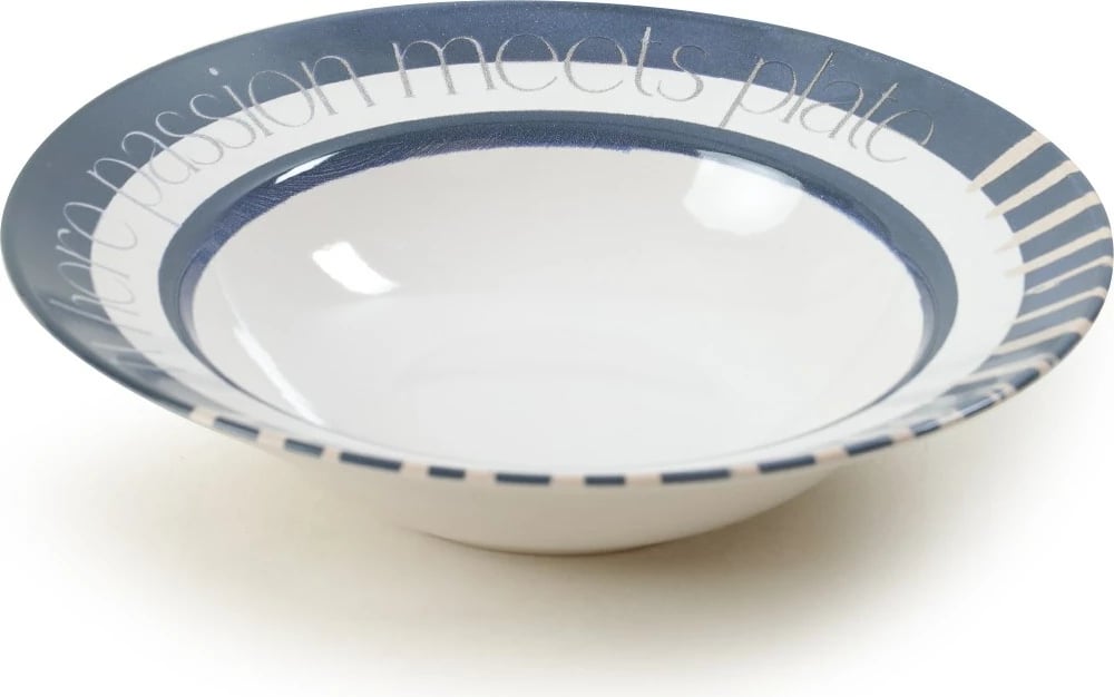 Pjata Hermia Concept, ngjyrë kaltër e errët dhe e bardhë, set prej 6 copash, 26cm, 660cc