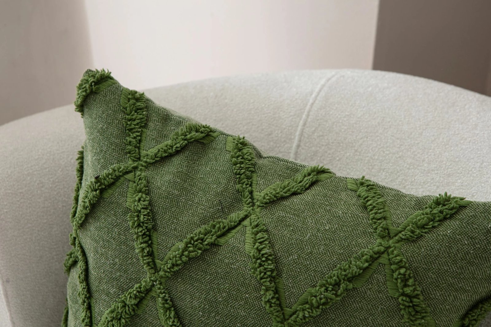 Jastëkë mbështjellës, ngjyrë e gjelbër, Evila Originals, Tuffet - Green v1