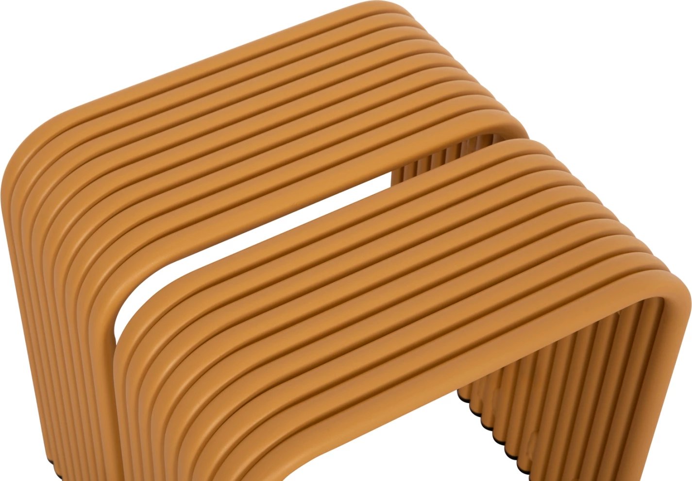 Karrige e ulët INTREPID, alumin, ngjyrë mustardë, 40x38x42.5cm