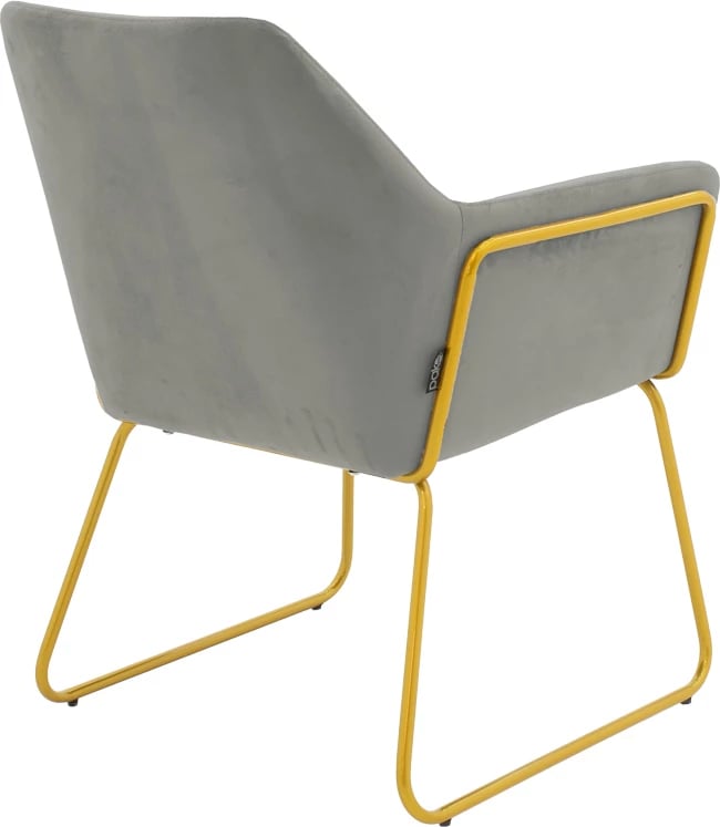 Karrige Mira, gri-ari, 65x69x86cm