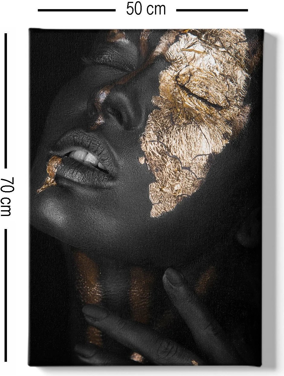 Pikturë dekorative në kanavacë, shumëngjyrëshe, 50x70cm, Wallity, Kanvas Tablo 191