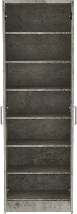 Kabinet këpucësh Sante 21 palë ngjyrë anthracite antike 60x37x183cm