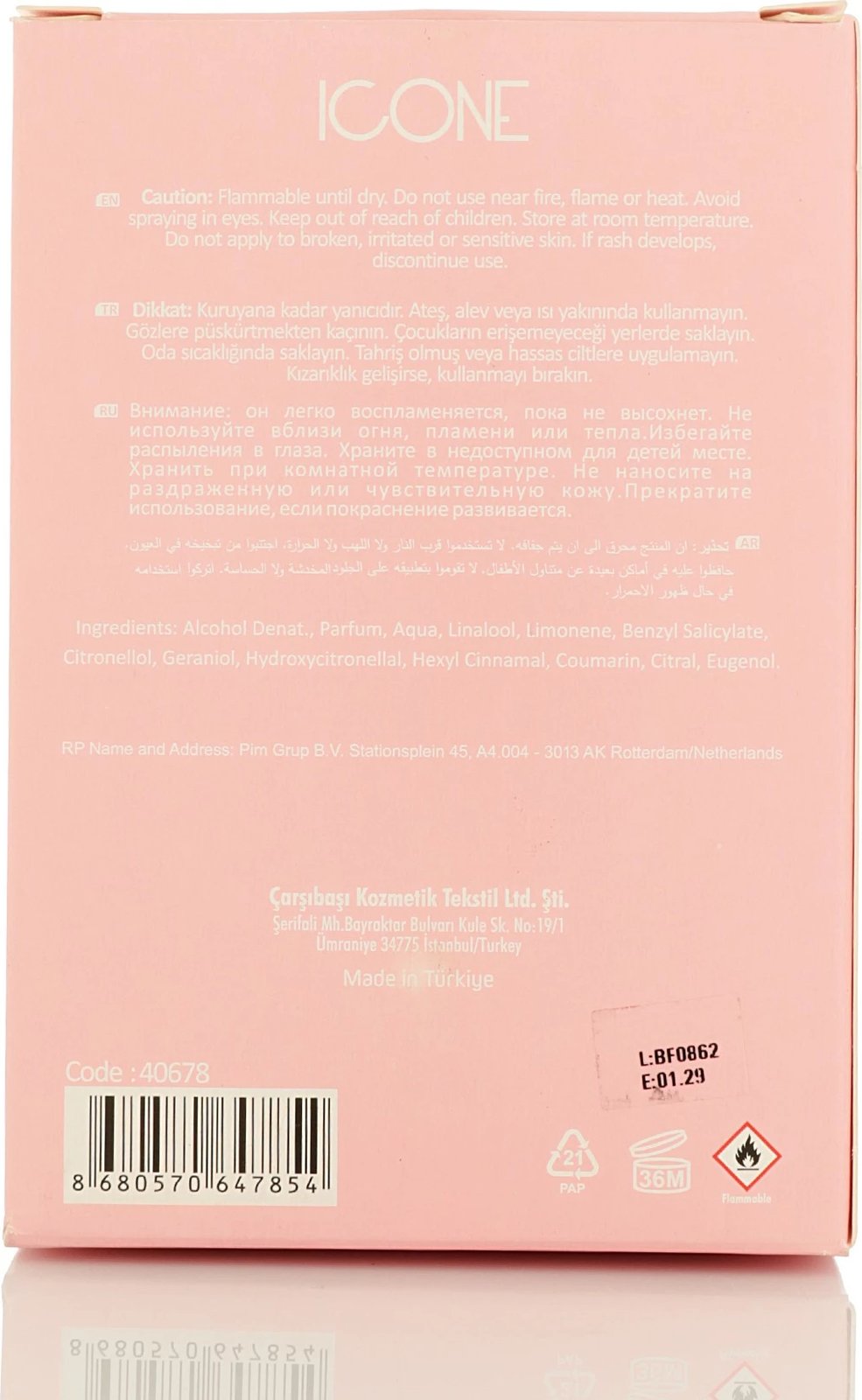 Parfum për gra, Alberto Taccini, 40678, 100ml