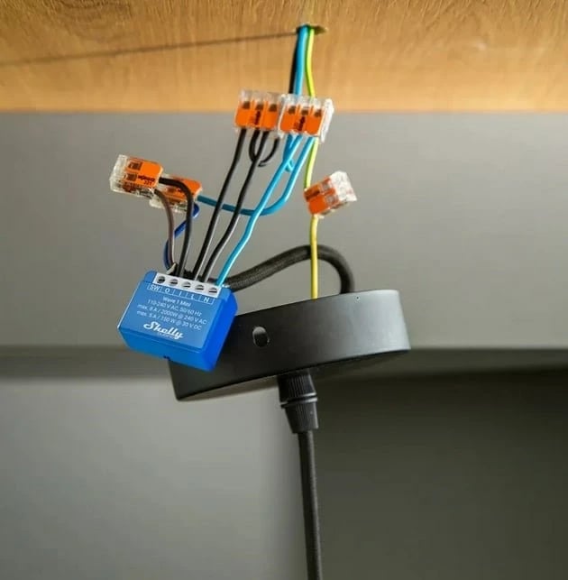 Smart switch Shelly Qubino Wave 1 Mini LR, Z-Wave, Blu