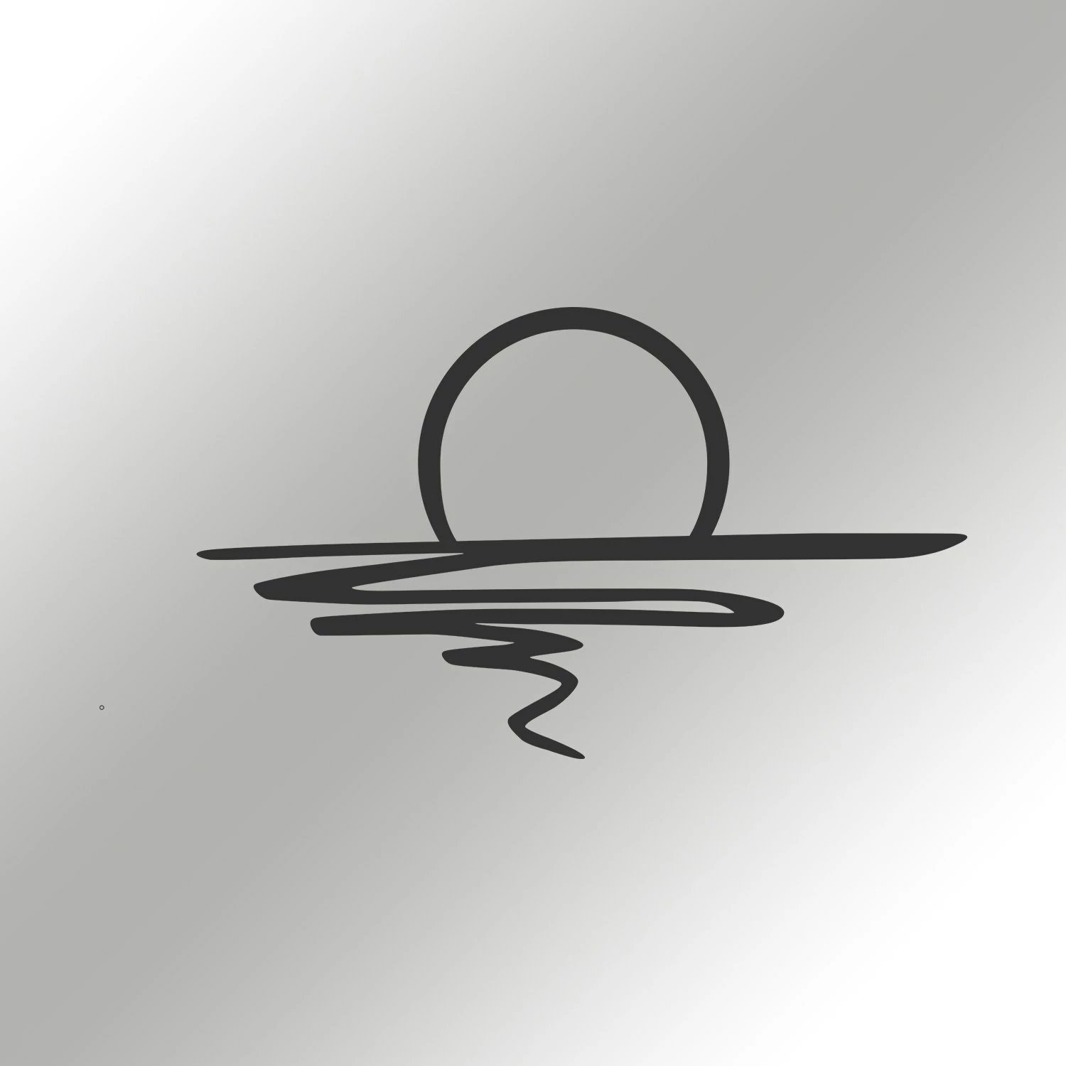 Aksesor dekorativ metalik për mur, Wallity, Sparkle, ngjyrë e zezë, 70x41cm