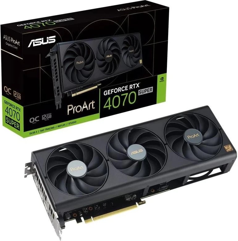 Kartë grafike ASUS GeForce RTX 4070 SUPER ProART OC, 12GB DLSS 3