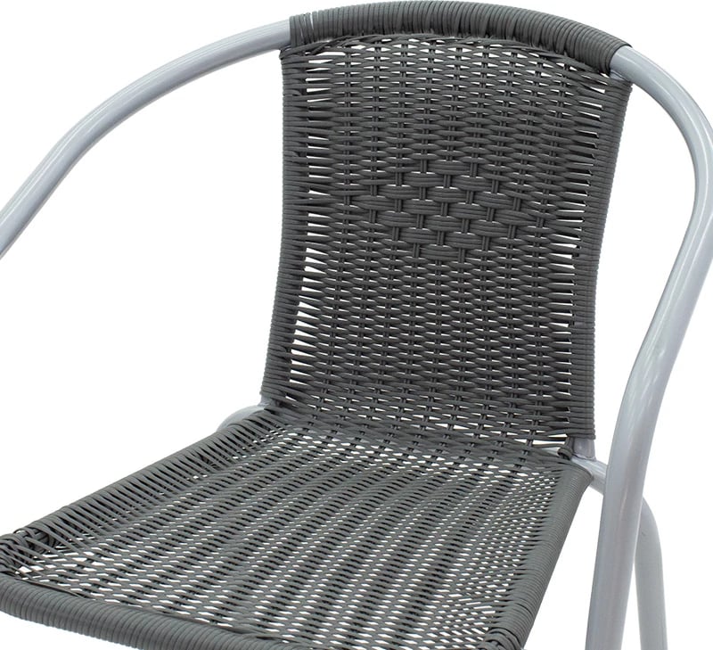 Karrige Obbi metal-pe ngjyrë gri