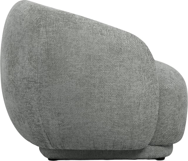 Fotel Freya, ngjyrë e hirtë e lehtë, 93x87x76cm