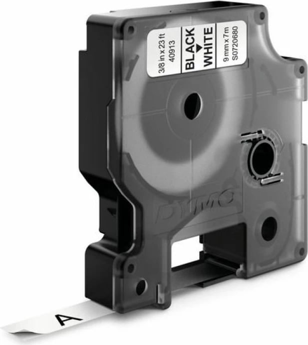 Shirit etiketime DYMO, i bardhë me të zezë