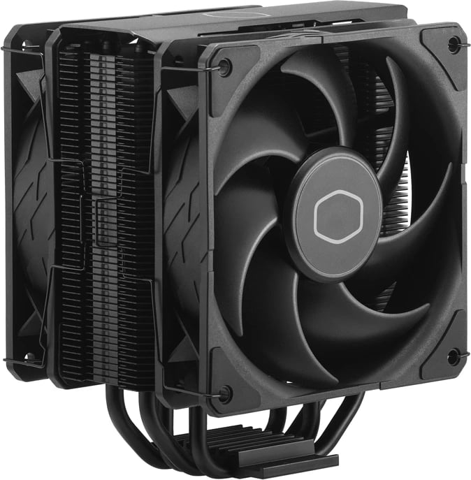 Ftohës procesori Cooler Master Hyper 212 Black X Duo, 2 ventilatorë, i zi
