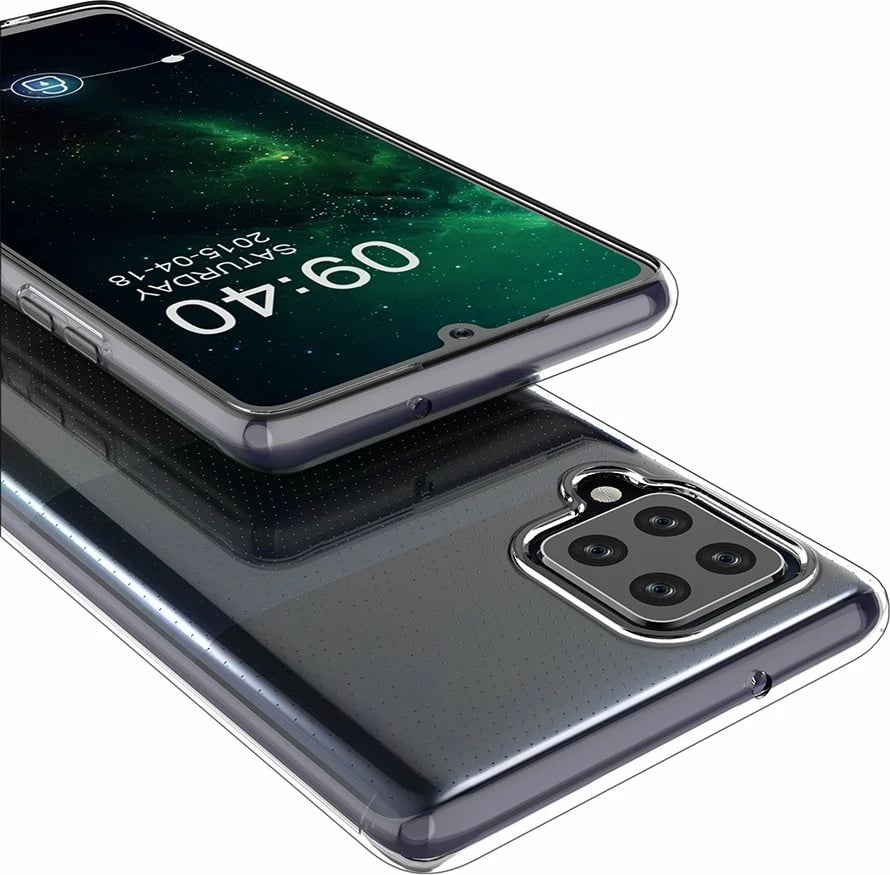 Mbështjellës Hurtel Ultra Clear 0.5mm për Samsung Galaxy A12 / Galaxy M12, Transparent
