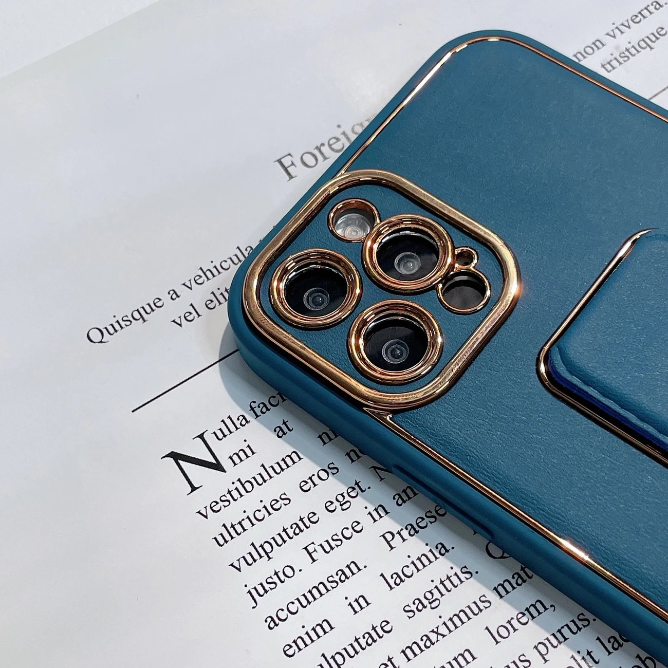 Mbështjellës Hurtel New Kickstand Case për iPhone 12 Pro, me qëndrim, rozë