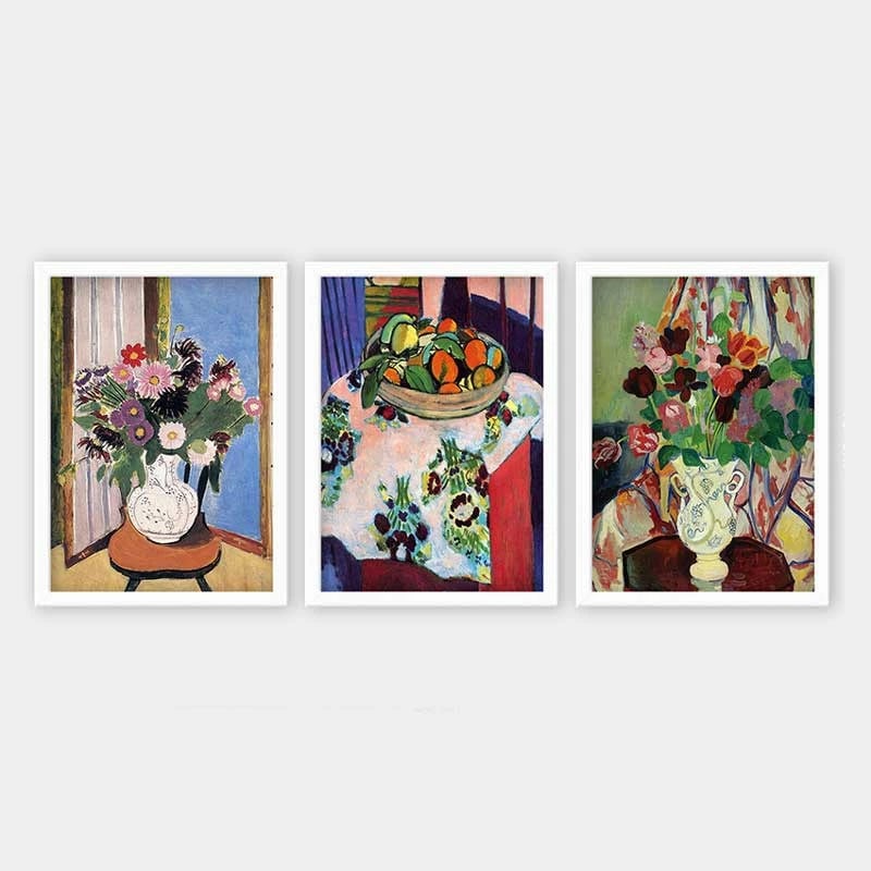 Pikturë dekorative me kornizë (3 copë), Wallity, 3BC_UN0332494_3545