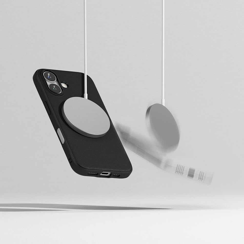Mbështjellës Ringke Onyx MagSafe për iPhone 16, i zi