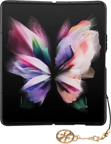 Mbështjellës Guess GUHCZFD5GF4GGR F946 për Samsung Galaxy Z Fold5, 4G Charms, Gri