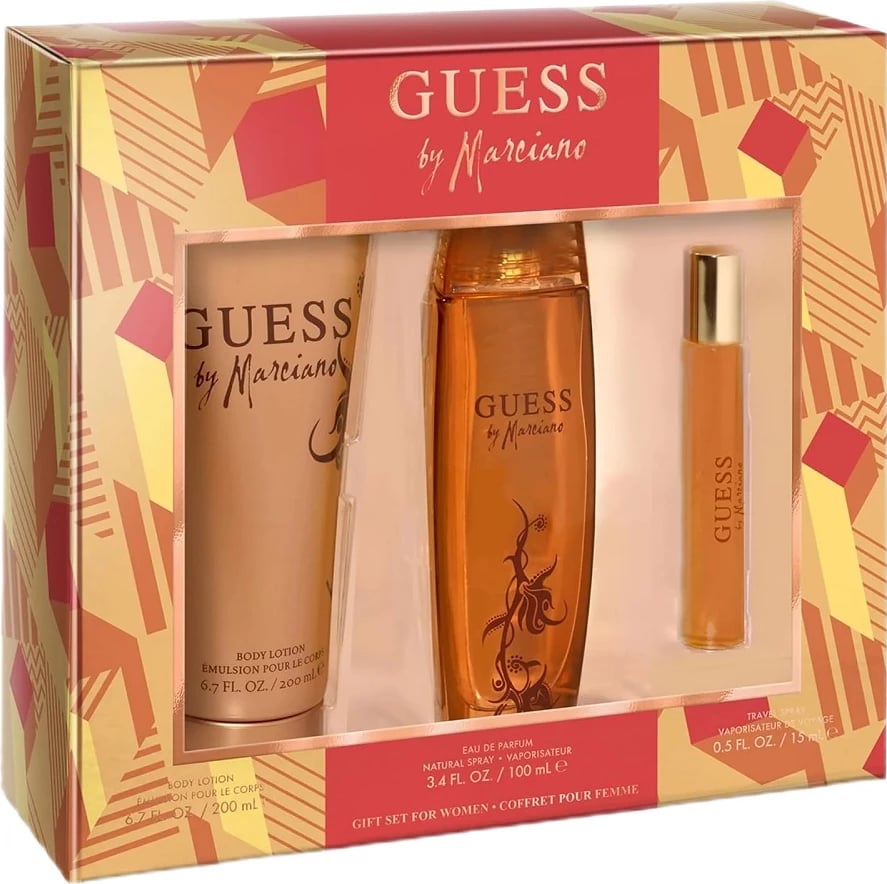 Set Eau de Parfum dhe balsam trupi për femra Guess by Marciano 100ml + 15ml + 200ml