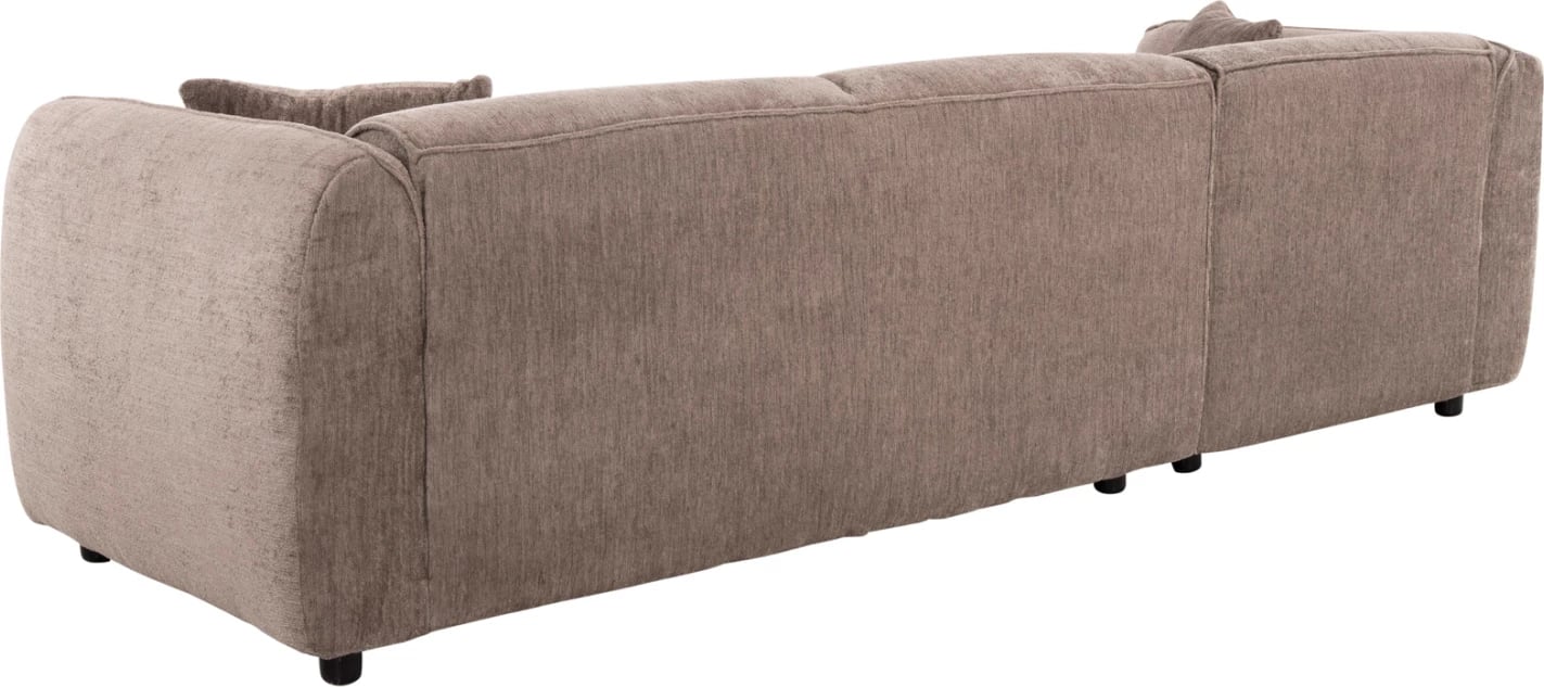Divan qoshe majtas TREAT FH3277.02L ngjyrë bezhë e errët 270x163x74 cm