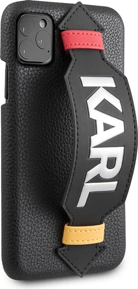 Mbështjellës Karl Lagerfeld Strap për iPhone 11 Pro 5.8", i zi