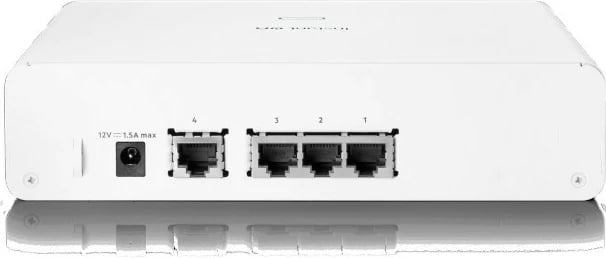 Switch Hewlett Packard Enterprise Instant On Secure Gateway SG1004, 4 porta Gigabit, i bardhë