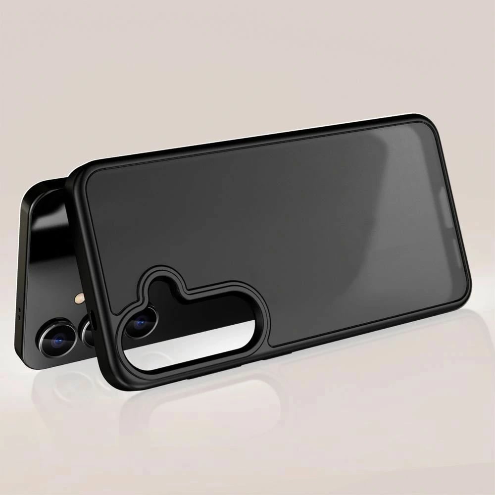 Mbështjellës Tech-Protect MagMat për Xiaomi Redmi Note 14 4G, gjysmë-transparent, i zi