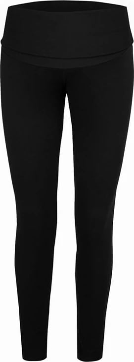 Leggins shtatzënie me bel të lartë, milk & love, të gjata, pambuk 92% + elastan 8%, madhësi S, gri melange