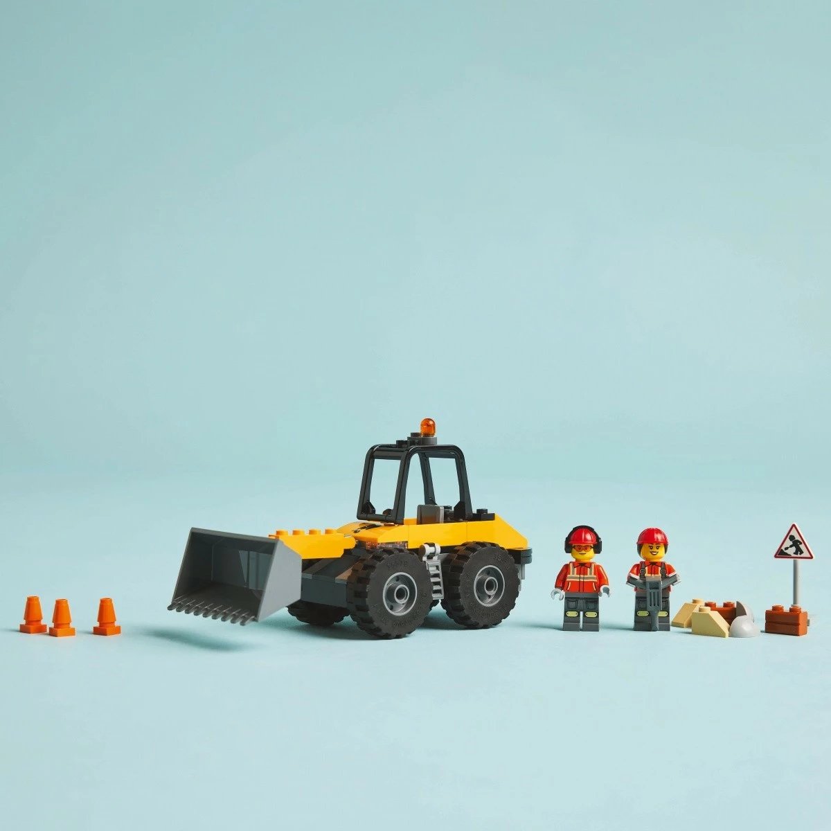 Set lodrash LEGO City 60450, Ngarkues me rrota, 81 pjesë, Verdhë