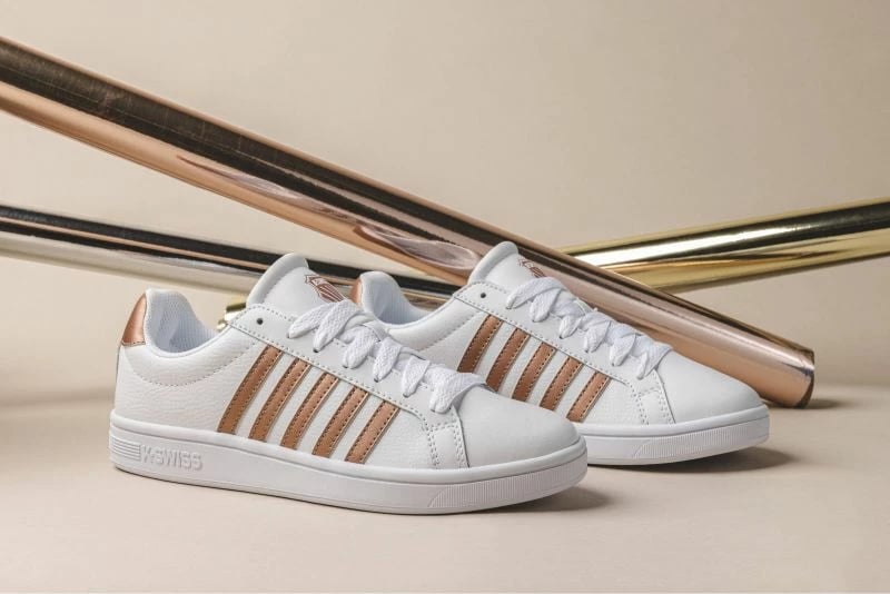 Këpucë femra K-Swiss, të bardha