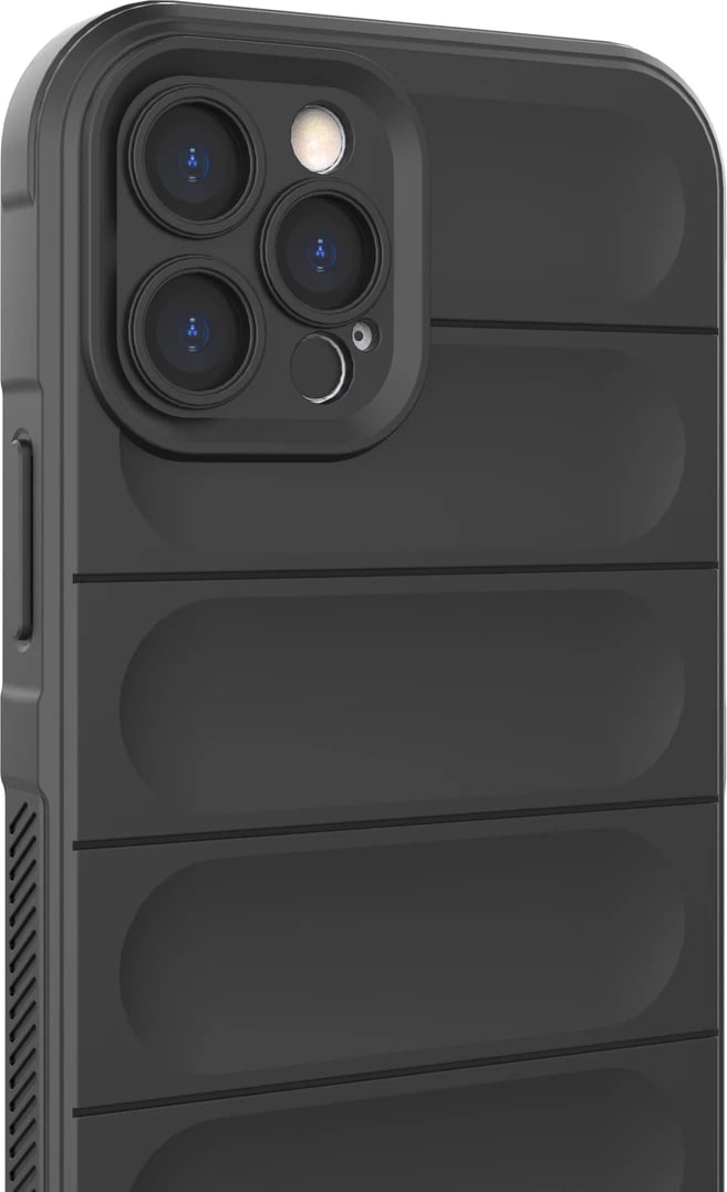 Mbështjellës Hurtel Magic Shield Case për iPhone 12 Pro, fleksibil, i blinduar, i kuq