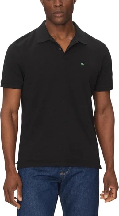 Polo për meshkuj Calvin Klein Jeans, e zezë