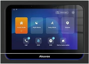 Panel i mençur Akuvox X933H, Android, 7", Wi-Fi, i zi Panel i mençur Akuvox X933H, Android, 7", Wi-Fi, i zi