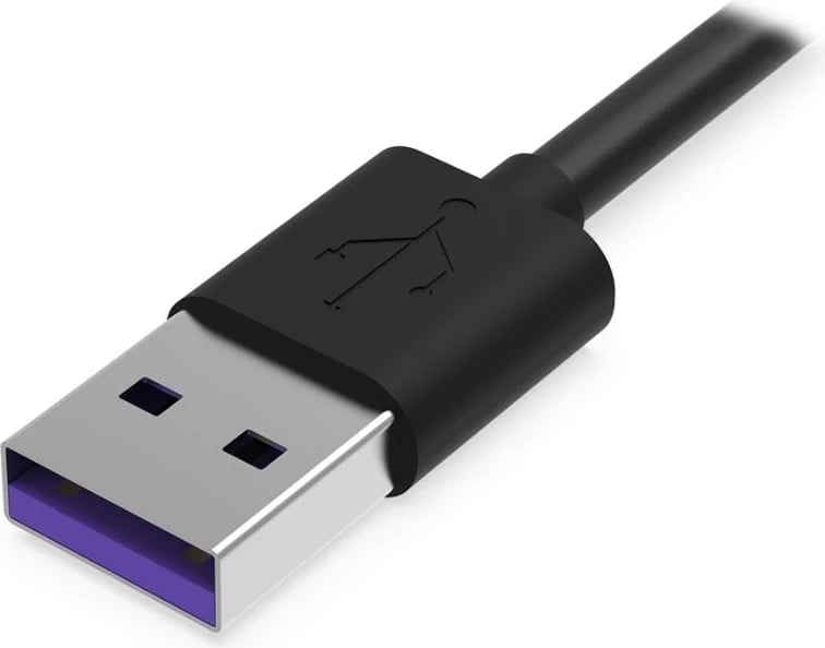 Kabllo Krux USB Type A/Type C, 1.2m, e zezë 