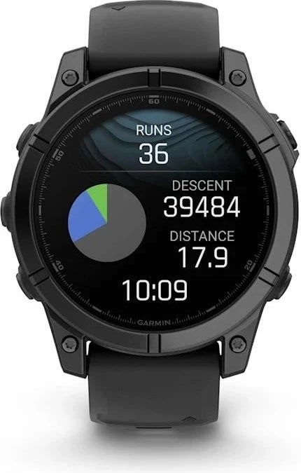 Orë sportive Garmin unisex, e zezë