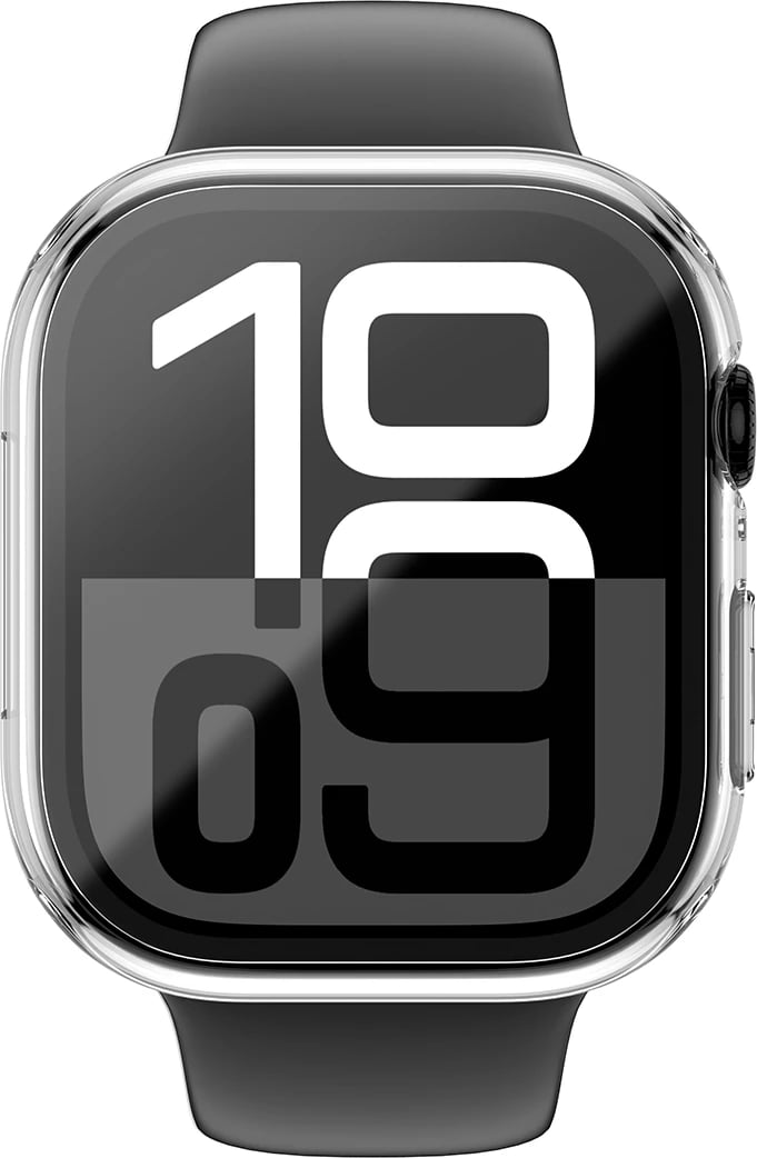 Mbështjellës AmazingThing Radix Glass për Apple Watch 46mm, Transparent